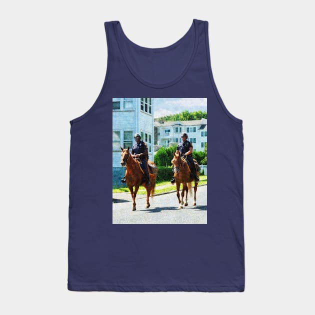 Police - Two Mounted Police Tank Top by SusanSavad